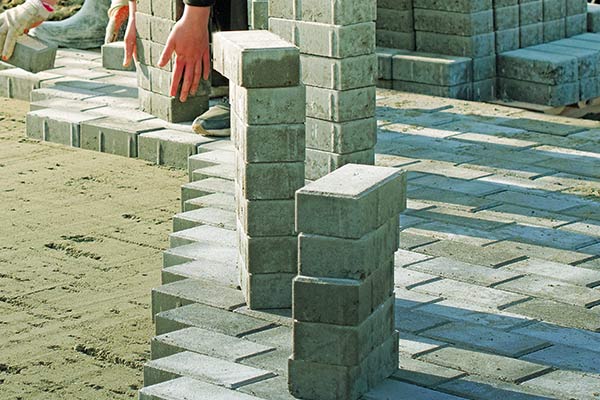 amenagement paysager pave uni